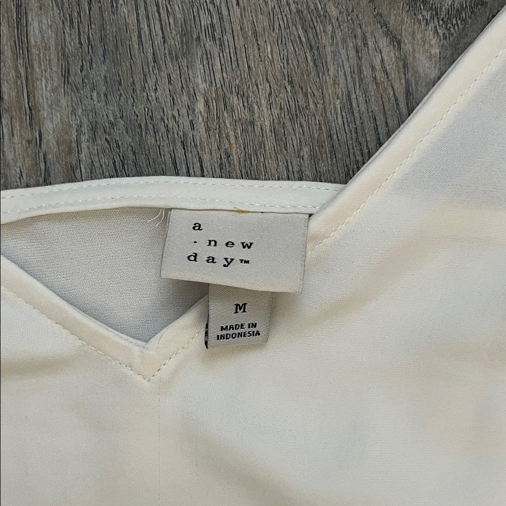 a new day White Women's Camisole Top - Picture 2 of 3